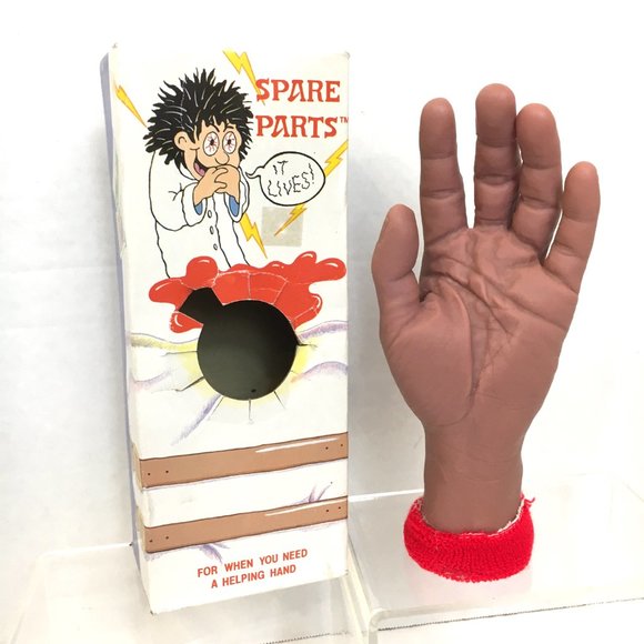 Realistic Hand Spare Parts Prop Russ Berrie Vintage 80’s - Picture 2 of 12
